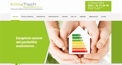 Desktop Screenshot of klimatisch-bi.de